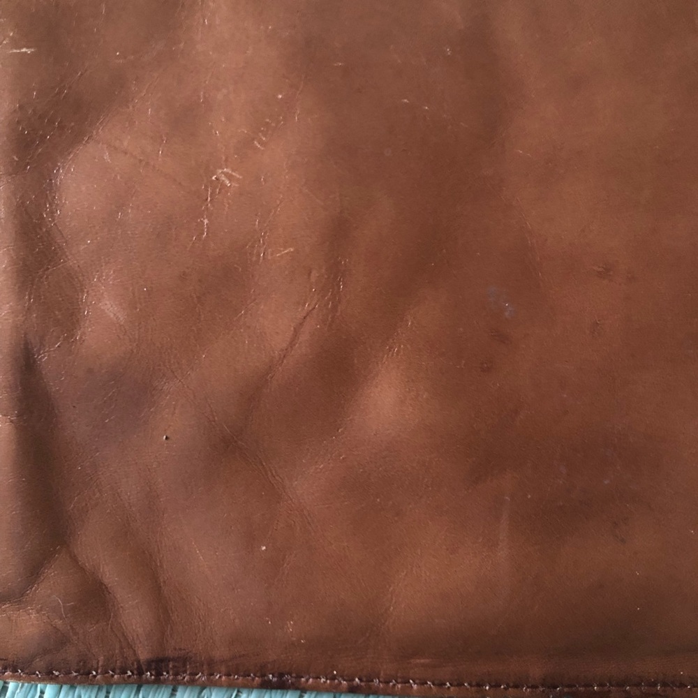 Vintage leather clutch - Picture 7 of 7